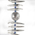Silver Plated Nimbu Mirchi Evil Eye Wall Hanging