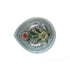 Aqua Blue Floral Pattern Blue Pottery Diya Set