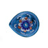 Turquoise Hand-painted Dual Tone Blue Pottery Diya Set