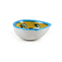 Handcrafted Blue Pottery Diya with Colourful Floral Motifs