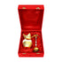 Traditional Brass Kalash & Diya Set with Red Velvet Box