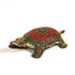 Antique Brass Tortoise - Vastu Kachua - Available in Red and Green