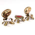 Feng Shui Brass Wish Tortoise with Hidden Wish Compartment - Set of 3"
