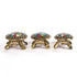 Wish-Fulfilling Brass Tortoise - Set of 3 with Hidden Compartment - Feng Shui Item