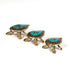 Brass Wish Tortoise with Hidden Compartment - Vastu Decor Set of 3