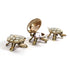 Feng Shui Brass Wish Tortoise Set of 3 with Secret Wish Compartment