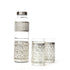 Handcrafted German Silver Glass Water Bottle Set with 2 Glasses - 1 Liter Traditional Indian Drinkware for Gifting & Home