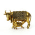 Handcrafted Brass Kamdhenu Cow and Calf Figurine Spiritual Decor