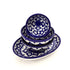 Blue Pottery Medallion Dining Collection - Elegant 3-Piece Serving Set
