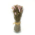 Handcrafted Sholapith Dried Flower Bouquet in Glass Jar – Arrangement for Rustic Home & Office Decor