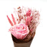 Mini Pink Rose Dried Flower Bouquet – 19g Lightweight Rustic Arrangement for Gift Hampers & Home Decor