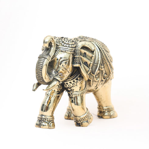 Handcrafted Decorative Brass Elephant – Spiritual Decor Item