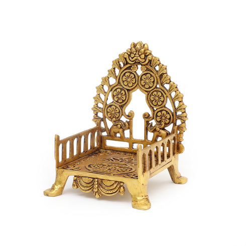 Handcrafted Brass Puja Sinhasan/Throne– Spiritual Decor Item