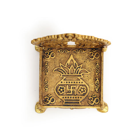 Handcrafted Brass Puja Sinhasan/Throne– Spiritual Decor Item
