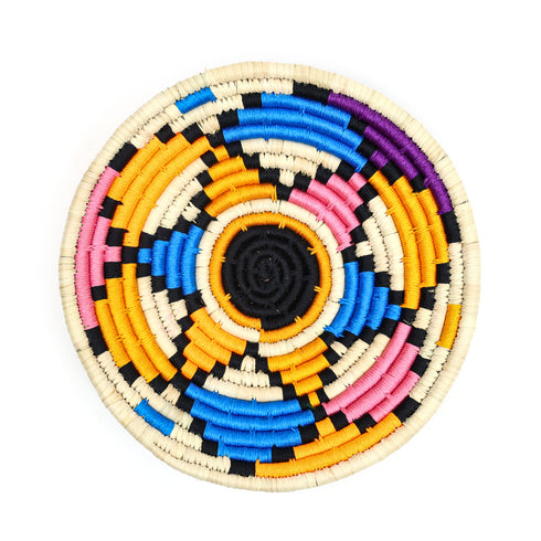 Handcrafted Sabai Grass Wall Plate – Multi Colour Sustainable Wall Decor Product
