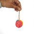 Multi Colour Circular Shaped Bamboo hanging ornament - Festive Decor Item