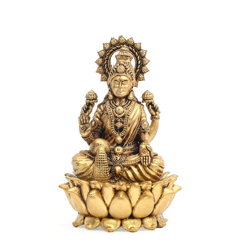 Fine Brass Lakshmi Ganesha Pair – Spiritual Decor Item