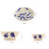 Indigo Leaf Motif Serving Set – Jaipur Blue Pottery Elegance for Everyday Charm