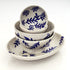 Indigo Leaf Motif Serving Set – Jaipur Blue Pottery Elegance for Everyday Charm
