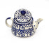 Indigo colour Mugal Teapot Cup set (1 Kettle and 6 cups)
