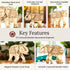 Intricately carved Cultured Marble Elephant