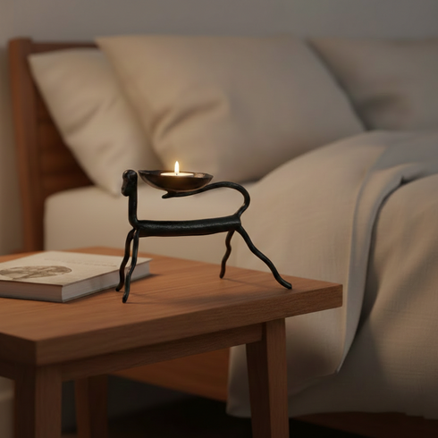 Iron T-Light Holder