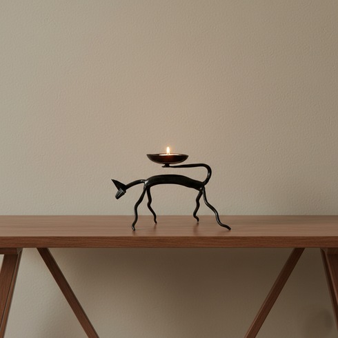 Iron T-Light Holder