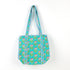 Jade Garden Green Floral Pattern Tote Bag – Hand Block Print