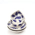 Jaipur Blue Pottery Bowl & Plate Set – Indigo Leaf Design