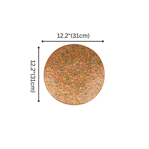 Kashmiri Papier Mache Decorative Plate
