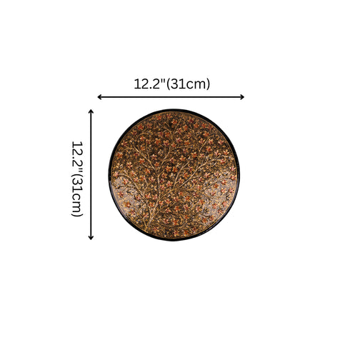 Kashmiri Papier Mache Decorative Plate