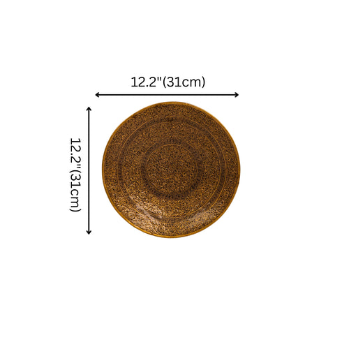 Kashmiri Papier Mache Decorative Plate