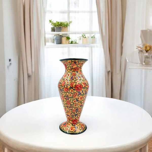 Kashmiri Papier  Mache Flower Vase