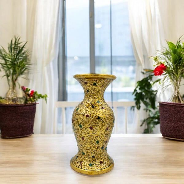 Kashmiri Papier Mache Flower Vase