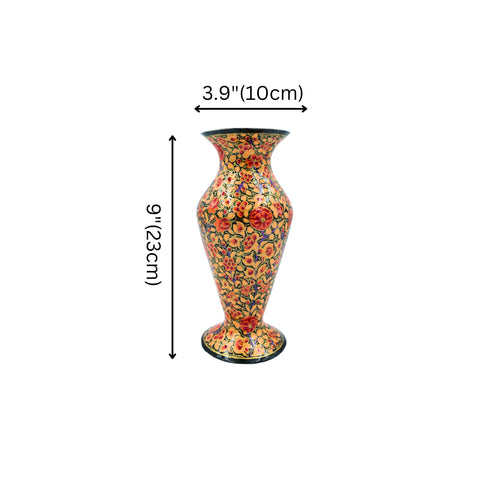 Kashmiri Papier  Mache Flower Vase