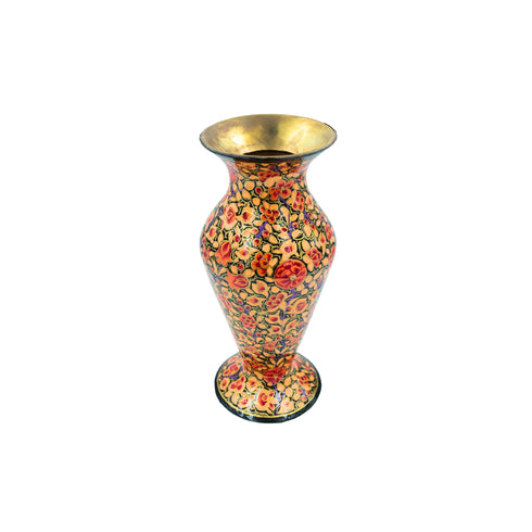 Kashmiri Papier  Mache Flower Vase