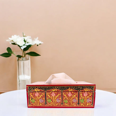 Kashmiri Papier Mache Tissue Box