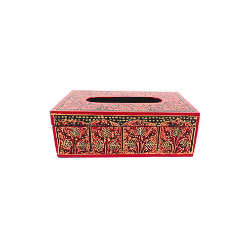 Kashmiri Papier Mache Tissue Box