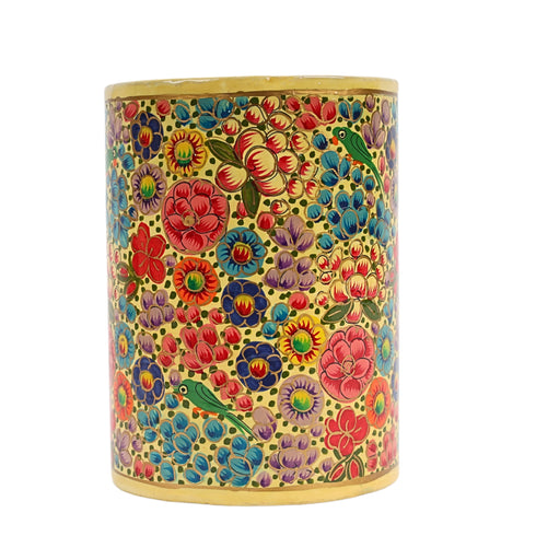 Kashmiri Papier Mache handmade Pen stand