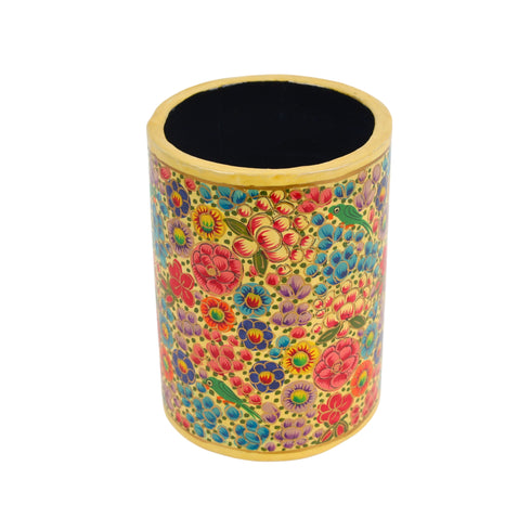 Kashmiri Papier Mache handmade Pen stand