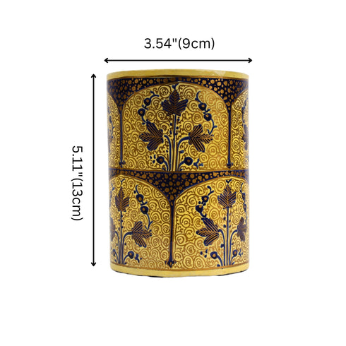 Kashmiri Papier Mache handmade Pen stand