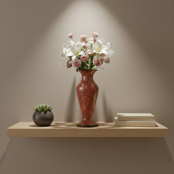 Kashmiri Papier Mache Flower Vase