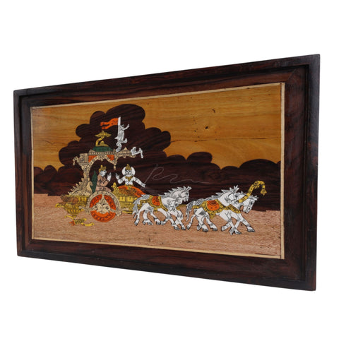 Krishna and Arjun Wall Decor