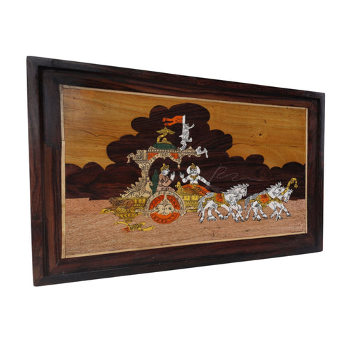 Krishna and Arjun Wall Decor
