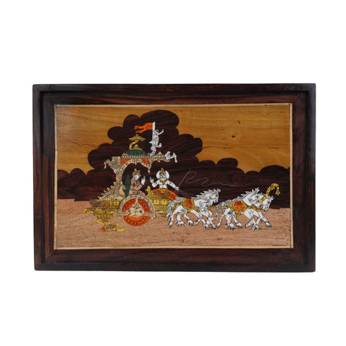 Krishna and Arjun Wall Decor