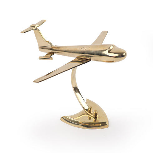 Handcrafted Brass Aeroplane Showpiece