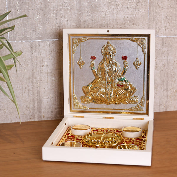 Lakshmi Mata Premium Pooja Gift Box/Pooja Peti