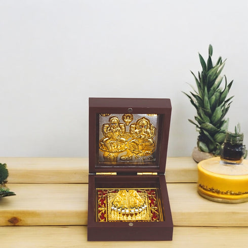 Lakshmi and Ganesha - Charan Paduka Set