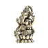 Large-sized Brass Ganesha idol on Lotus Pedestal