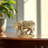 Large Brass Handcrafted Kamdhenu Cow and Calf